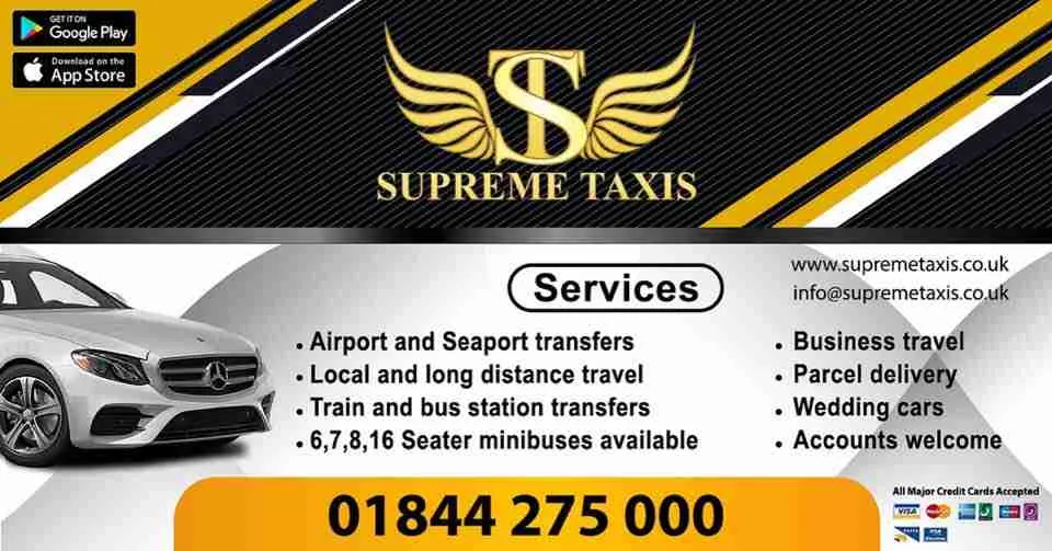 How Supreme Taxis Works 3 supreme taxis service all types infographic